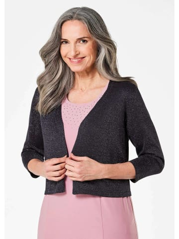 GOLDNER Strickbolero Wunderbar leichter Strick-Bolero in schwarz