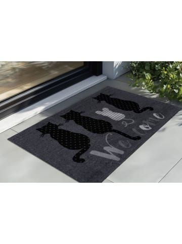 Teppich Boss Fußmatte Carolina Entry 425 in Schwarz