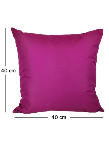 JACK 2er Set Outdoor Kissenhülle 40x40cm Uni in Beere