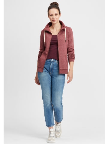 Oxmo Sweatjacke OXVicky Sweat Zip-Jacke in Rot