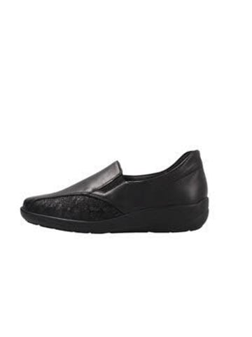 Semler Sportlicher Slipper in schwarz