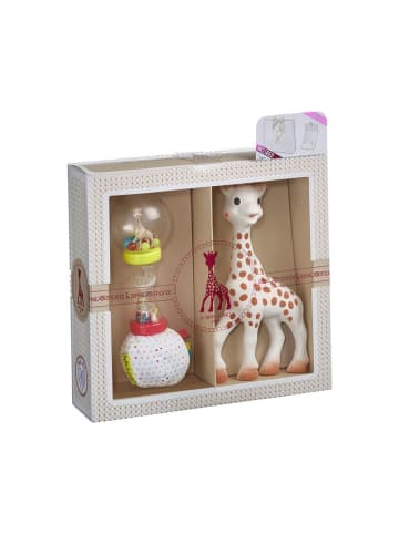 Sophie la Girafe Motorikspielzeug Giraffe Sophie Geschenkset: Beißring und Rassel