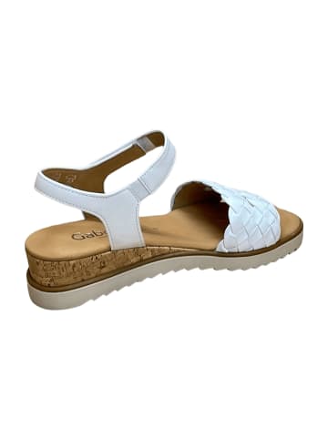 Gabor Keilsandaletten in Weiß
