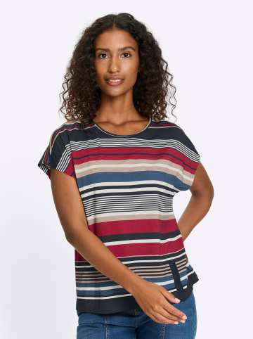 Heine Ringelshirt in sesam-rot-geringelt