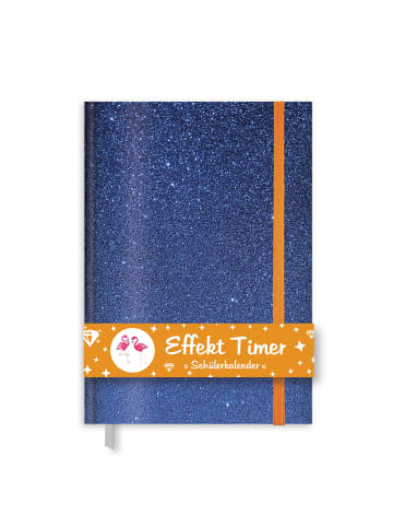 ROTH Timer A6 mit Glittereffekt, Blue Glitter in Blau