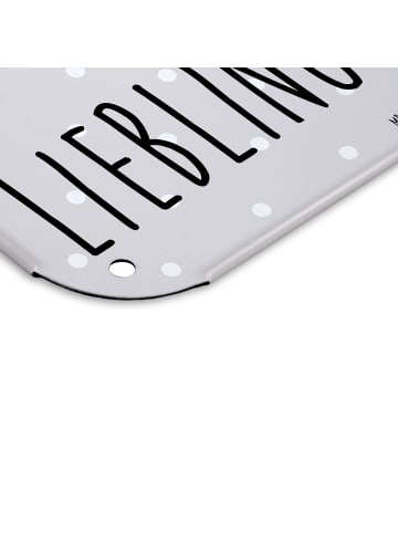 Mr. & Mrs. Panda Magnetschild Fuchs Mama mit Spruch in Grau Pastell