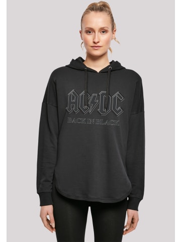 F4NT4STIC Oversized Hoodie ACDC Hoodie Back in Black in schwarz