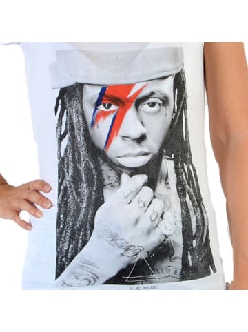 Eleven Paris T-Shirt Kaway mit Lil Wayne Weiß