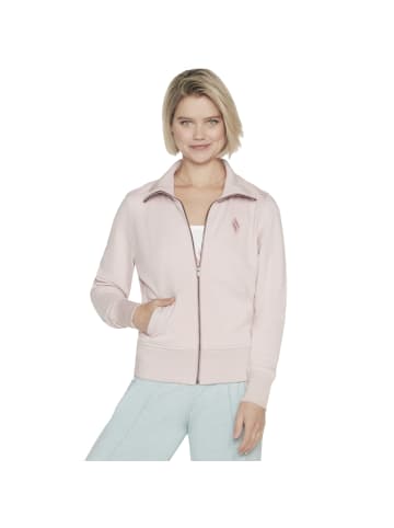 Skechers Skechers The Hoodless Hoodie Diamond Jacket in Rosa
