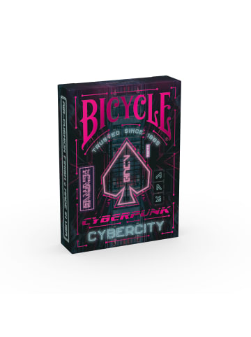 Cartamundi Deutschland Bicycle Kartendeck - Cyberpunk Cyber City in schwarz