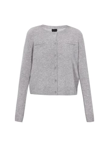 DreiMaster Women Cardigan in light grey melange
