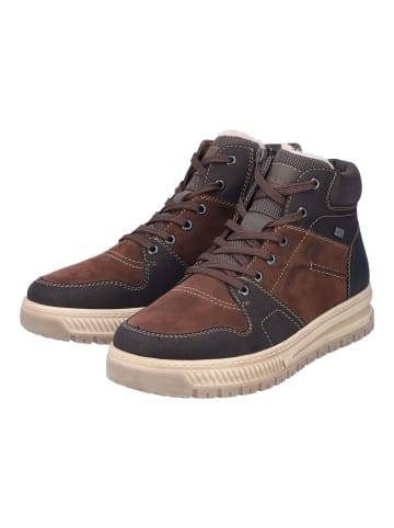 rieker Sneaker in Schwarz/Braun