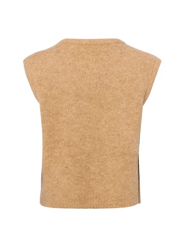 Marie Lund Weste in camel - 0001