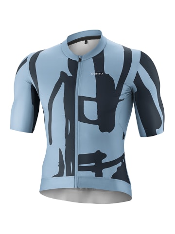 Gonso T-Shirt Road Jersey Print M in Rauchblau3499
