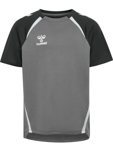 Hummel Kinder Sportshirt "Lead 2.0 Jersey S/S" in Grau