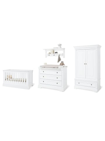 Pinolino Kinderzimmer-Set Emilia breit inkl. Wandregal, 4-tlg.
