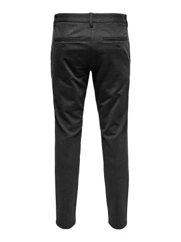 ONLY & SONS Chino Hose in Dark Grey Melange