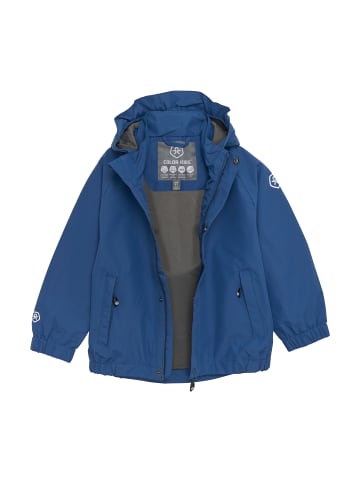 Color Kids Regenmantel COShell jacket in Blau