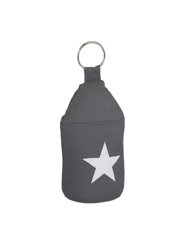 relaxdays 2x Türstopper "Stern" in Dunkelgrau