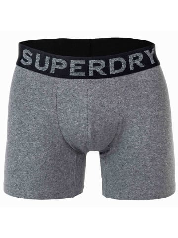 Superdry Boxershort 3er Pack in Schwarz/Grau/Orange