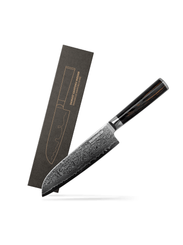 Reishunger Damast Santoku Messer