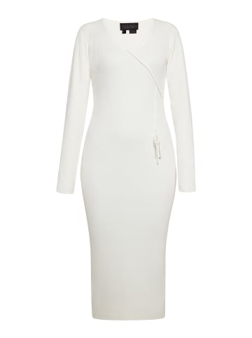NAEMI Damen Kleid in Wollweiss