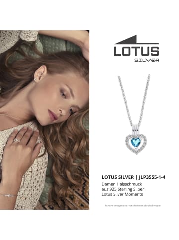 LOTUS silver Halskette Silber 925 Sterling Silber ca. 42cm