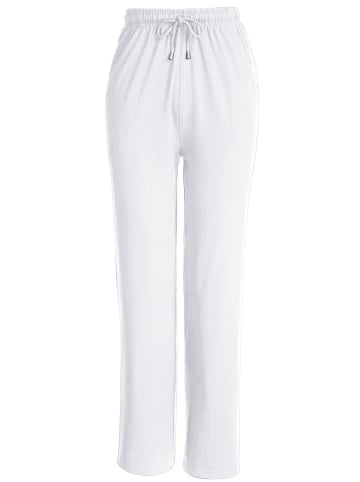 Sieh an! Freizeithose in weiß