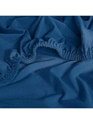 Erwin Müller Single-Jersey Kinder-Spannbettlaken Murnau in blau