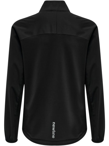 Newline Reißverschluss Jacke Reflektierend Logo Kids Core Kinder in BLACK