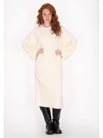 DreiMaster Damen Kleid in Wollweiss