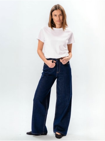TeeShoppen Jeans Wide in Dark Blue