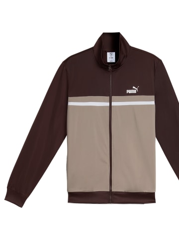 Puma Trainingsanzug in Schwarz/Braun