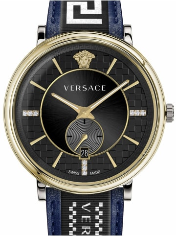 Versace Analoguhr für Herren in blau