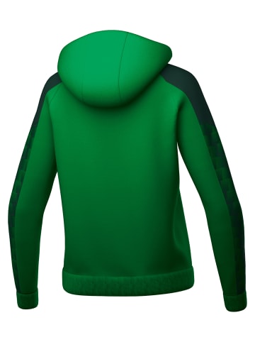 erima Damen Trainingsjacke Mit Kapuze in smaragd/pine grove