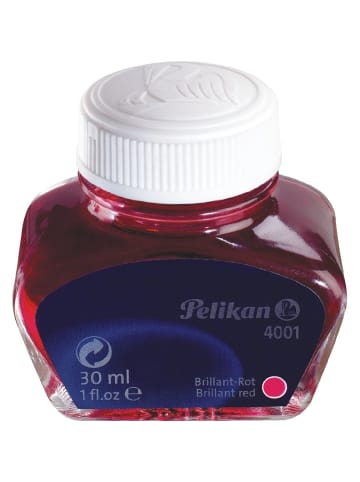 Pelikan Tinte 4001 30ml Glas brilliantrot