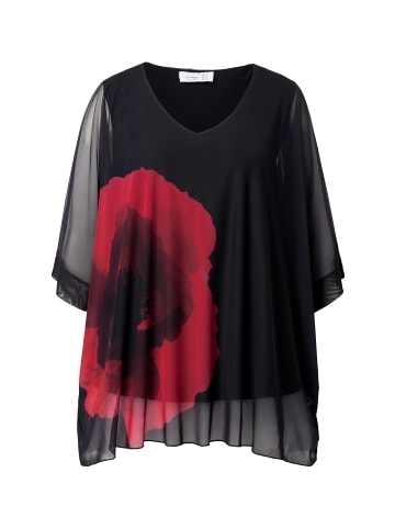 MIAMODA Bluse in schwarz