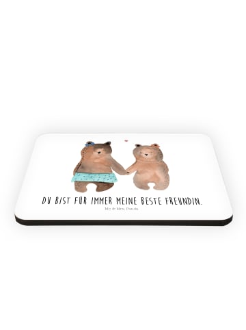 Mr. & Mrs. Panda whiteboardmagnet Bär Freundin mit Spruch in Weiß