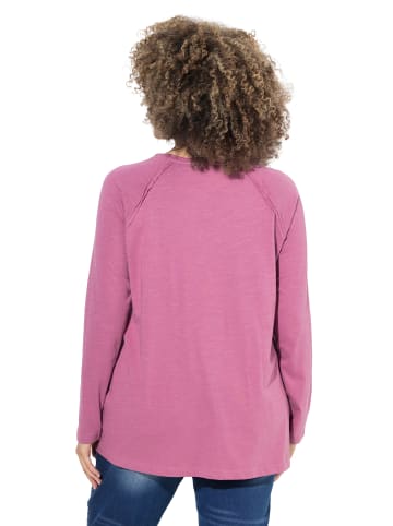 Ulla Popken Shirt in dunkle rose
