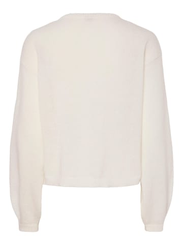 Pieces Strickjacke in Cloud Dancer