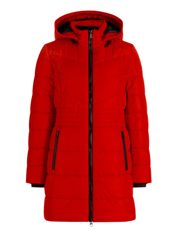 Betty Barclay Steppjacke mit abnehmbarer Kapuze in Flame Red