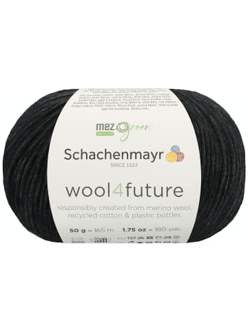 Schachenmayr since 1822 Handstrickgarne wool4future, 50g in Black