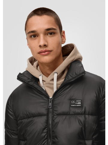 QS Outdoor-Jacke langarm in Schwarz