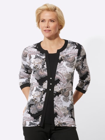 WITT WEIDEN 2-in-1-Shirt in hortensie-grau-bedruckt