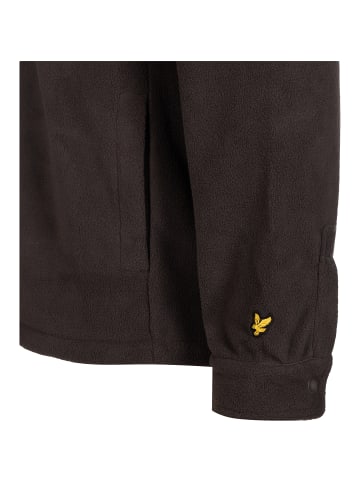 Lyle & Scott Fleecehemd Embroidered Fleece in grau