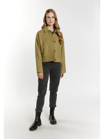 DreiMaster Damen Übergangsjacke Aus Wollgemisch in Helloliv