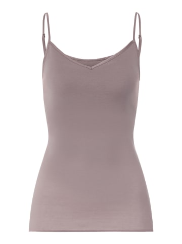 Hanro Spaghettitop Cotton Seamless in stormy rose