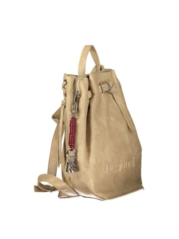 Desigual Beige Damen Rucksack aus Polyurethan
