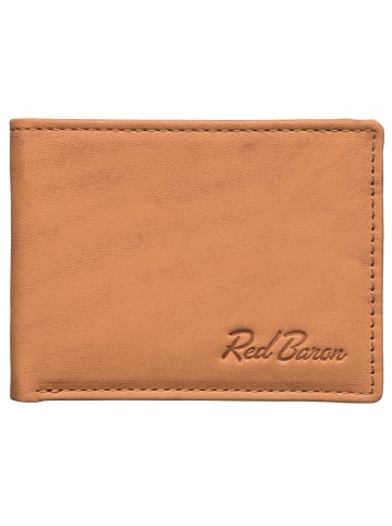 Red Baron Portemonnaie in Braun - (L) 10,5 x (B) 8 cm