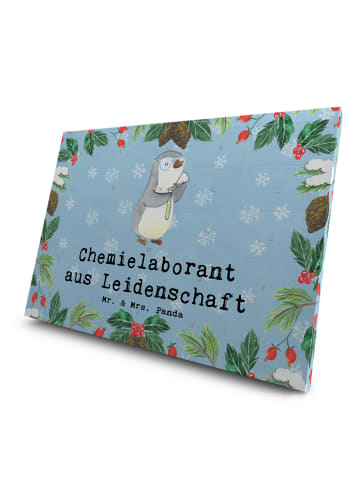 Mr. & Mrs. Panda Tee Adventskalender Chemielaborant Leidenschaft... in Eisblau
